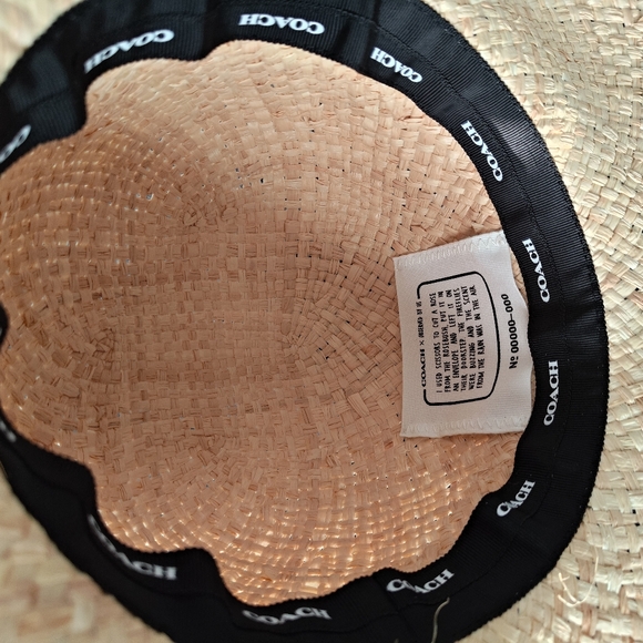 Coach X Observed By Us Embroidered Straw Hat - Picture 10 of 12